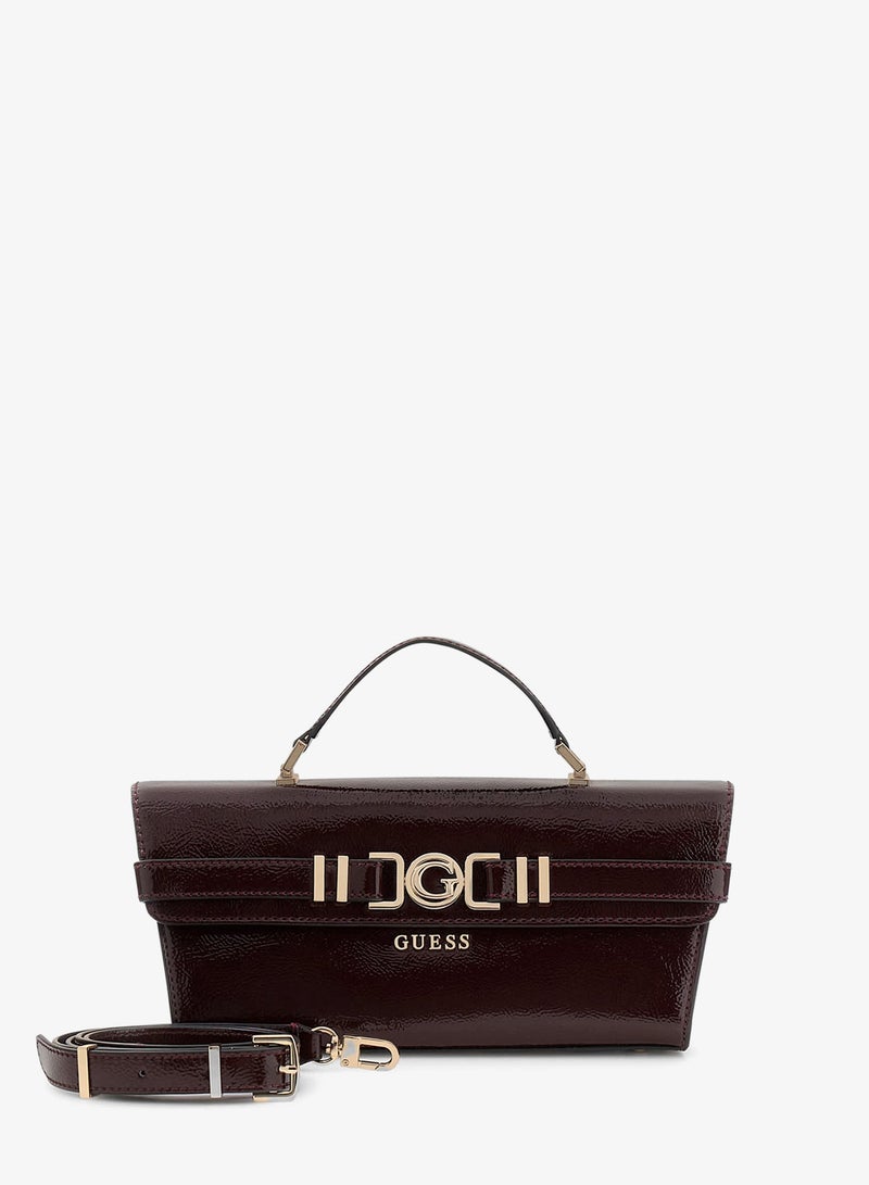 GUESS Cirene Top Handle Flap Over Satchel - Image 3